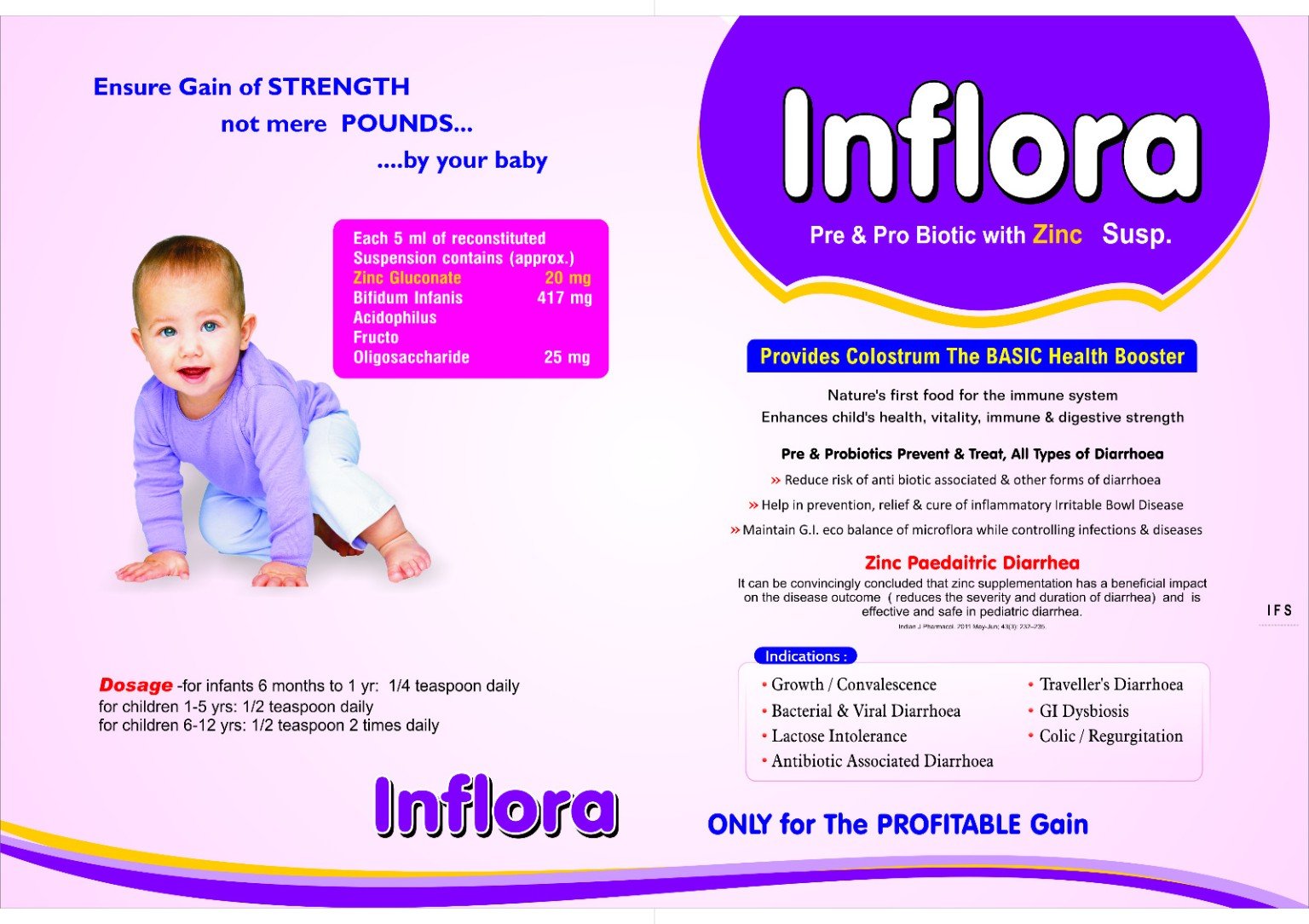 Inflora supplied visual aid